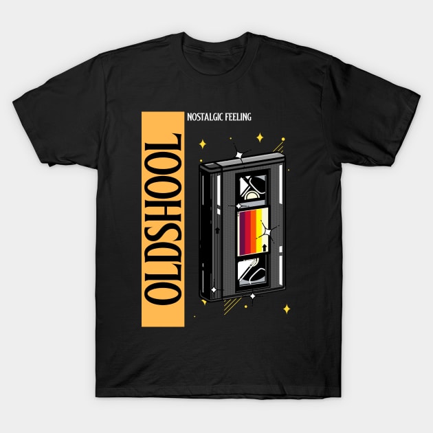 VHS Tape Video Home System T-Shirt by DAGHO